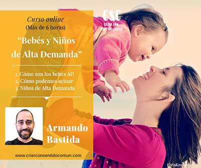 curso sobre bebés de alta demanda