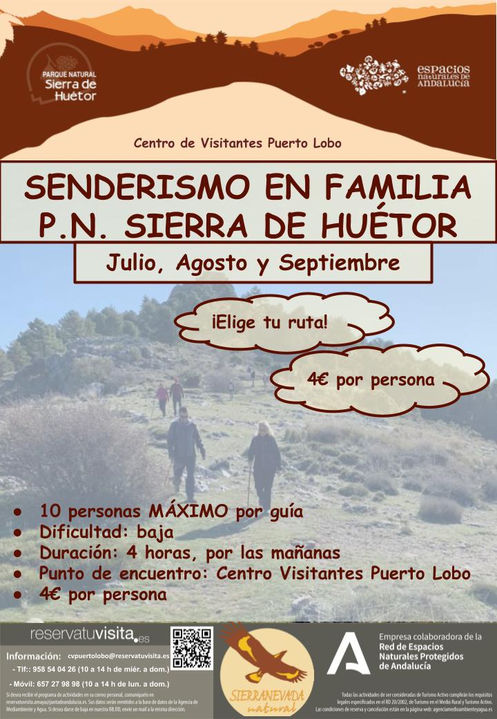 senderismo en familia Sierra de Huetor