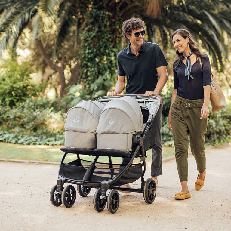 Silla Gemelar Con Capazo Jane Gemelar Capazo Carro Gemelar Con