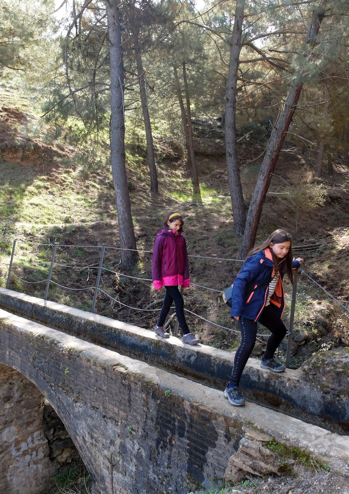 puente ruta acequia alta río Dílar