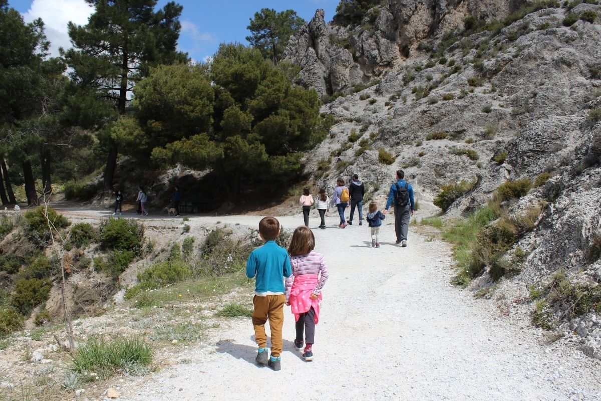 senderismo con niños en Granada