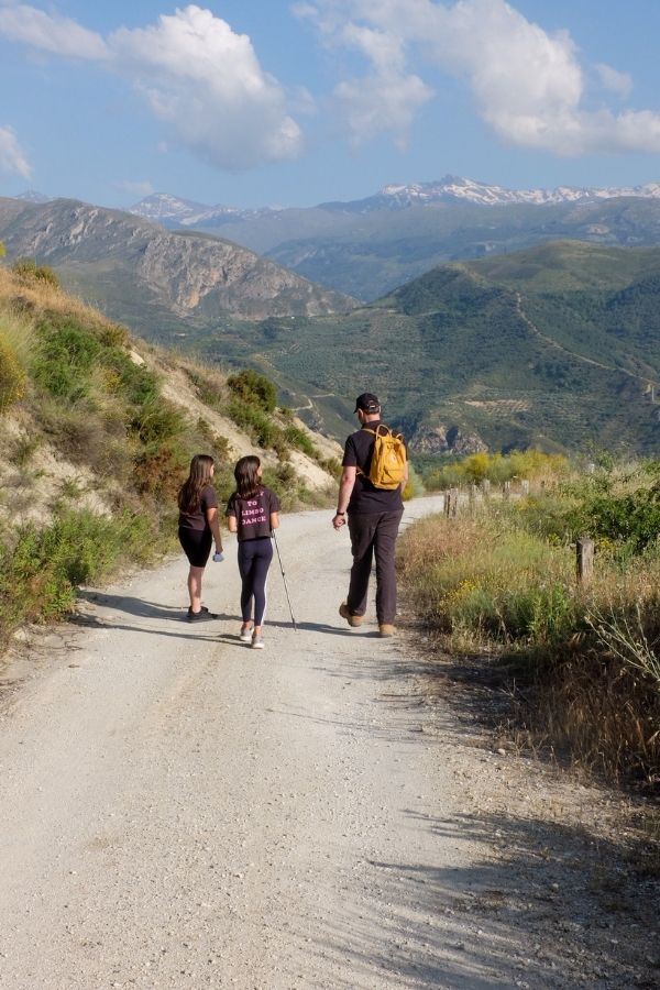 senderismo en familia Granada